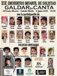 Por segundo año consecutivo y enmarcado dentro de las fiestas en honor a Santa Teresa de Jesús, el barrio de Cañada Honda en Gáldar acoge la II Edición del Encuentro Infantil de Solistas GALDARenCANTA.
