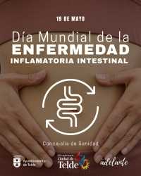 Telde se tiñe de morado en el Día Mundial de la Enfermedad Inflamatoria Intestinal