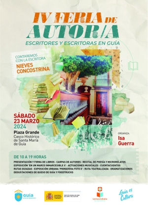 La IV Feria de Autor/A - Escritores y Escritoras en Guía se viste de talento femenino con mayoría de mujeres que lideran el evento literario