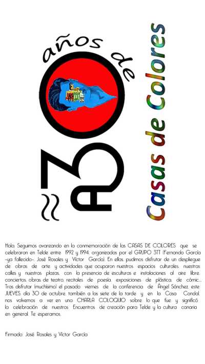 Casas de Colores: 30 años de creación y cultura en Telde