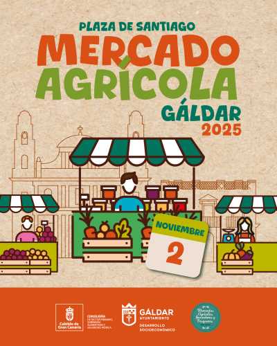 El Mercado Agrícola vuelve este domingo a la Plaza de Santiago con los mejores productos de nuestra tierra