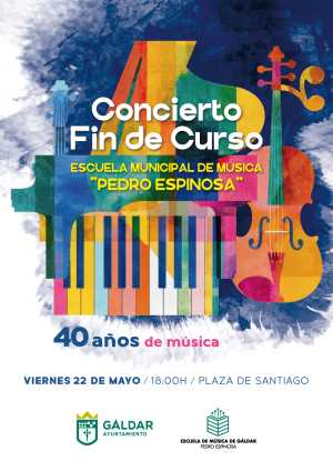 La Escuela Municipal de Música de Gáldar celebra su 40 aniversario con un concierto multitudinario en la Plaza de Santiago este viernes