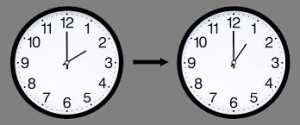 Cambio de hora para el invierno