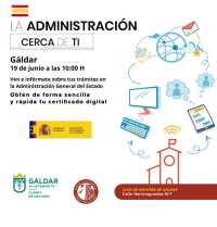 La Administración General del Estado se acerca a los mayores de Gáldar este jueves 19 de junio  º