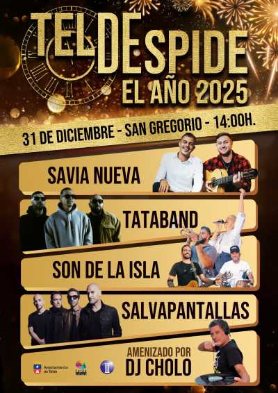 ‘TelDespide’ el 2025 a lo grande con cinco actuaciones musicales en San Gregorio