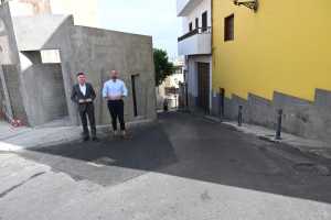 Gáldar culmina el ensanche de la calle Cueva Antón, el inicio de la Bajada de El Agujero