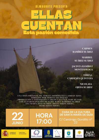 La Casa de la Cultura de Guía acoge la presentación del documental “Ellas cuentan, esta pasión comedida”