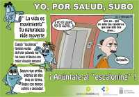 Sanidad promueve la actividad física y la prevención del sedentarismo en el “Día Mundial sin Ascensores”