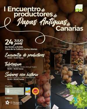 El I Encuentro de productores de papas antiguas de Canarias reúne a profesionales del sector para impulsar el cultivo