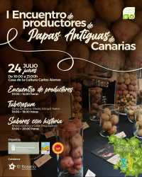 El I Encuentro de productores de papas antiguas de Canarias reúne a profesionales del sector para impulsar el cultivo