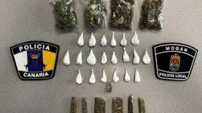 Nueva detención de la Policía Local  de Mogán por venta de droga