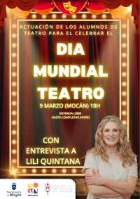 Mogán celebrará el Día Mundial del Teatro con un encuentro con Lili Quintana