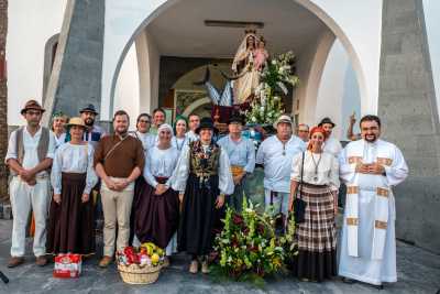 Arguineguín celebra con devoción marinera, jolgorio y generosidad la Romería-Ofrenda de la Virgen del Carmen