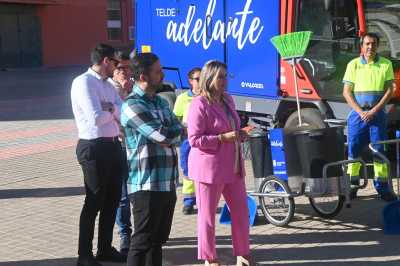Telde presenta el dispositivo de limpieza que operará en la ciudad durante el carnaval