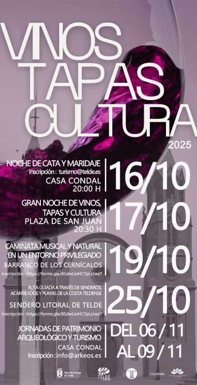 San Juan acoge la sexta edición de ‘Noche de Vinos, Tapas y Cultura’ con un programa de actos del 16 de octubre al 9 de noviembre