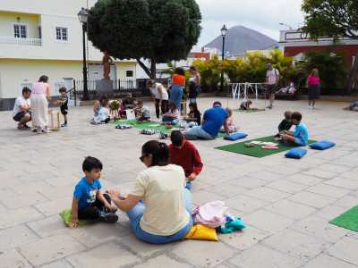 ‘Teje San Isidro’ llena de cultura y ambiente familiar la Plaza del barrio
