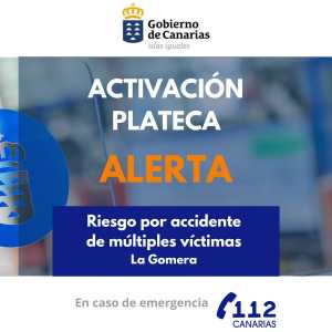 El Gobierno de Canarias declara la alerta por el accidente de múltiples víctimas en La Gomera