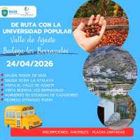 ‘De Ruta con la Universidad Popular’ ofrece una salida este viernes al Valle de Agaete para conocer la tradición vitivinícola y cafetera de esta zona de la isla