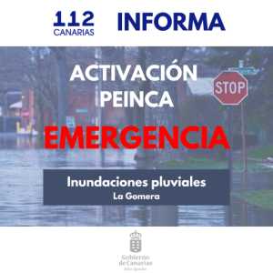 El Gobierno de Canarias eleva a emergencia por riesgo de inundaciones en La Gomera