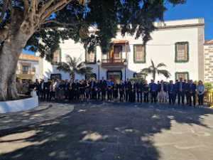 Telde se une en un minuto de silencio por las víctimas de la DANA