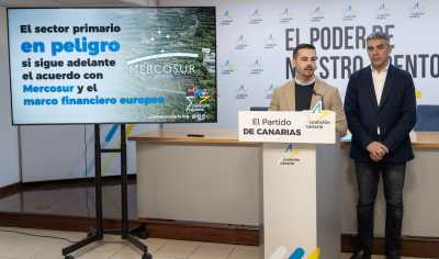 CC anuncia una estrategia en las instituciones canarias y estatales en contra del acuerdo de Mercosur