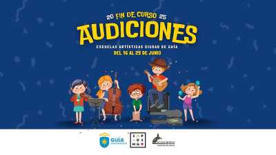Las Escuelas Artísticas Ciudad de Guía clausurarán el curso con las Audiciones finales