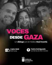 Presidencia organiza el encuentro “Voces desde Gaza: un diálogo con el médico Raúl Incertis”