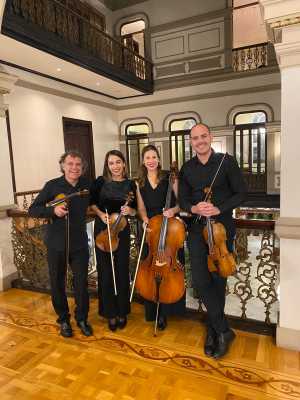 El cuarteto Hemiolia ofrece en la Fundación Nanino Díaz Cutillas un concierto el que el folclore canario dialoga con el repertorio clásico