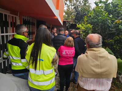 El alcalde de Telde y vecino de Blas Otero estudian soluciones a los problemas de saneamiento