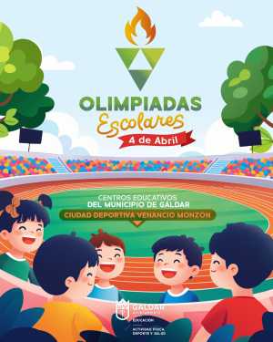 La Ciudad Deportiva Venancio Monzón alberga este viernes las primeras Olimpiadas Escolares de Gáldar
