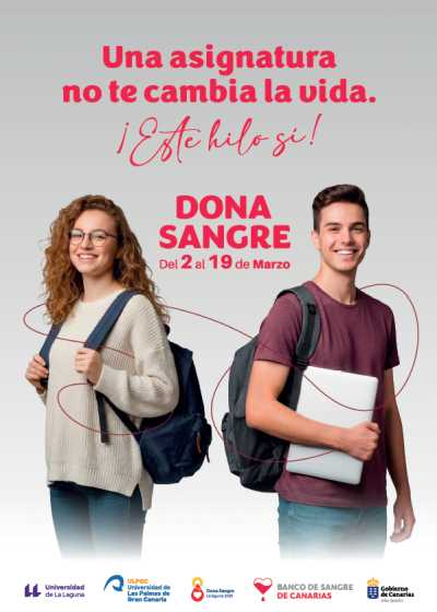 El SCS inicia la campaña de promoción de donación de sangre en las universidades públicas canarias