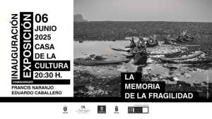 La exposición La Memoria de la Fragilidad, promovida por el Proyecto Fundación Francis Naranjo, se inaugurará el 6 de junio en la Casa de la Cultura de Guía
