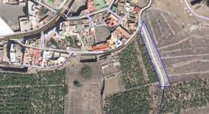 Corte temporal al tráfico en el Barranco de Gáldar por obras en el callejón de La Palma