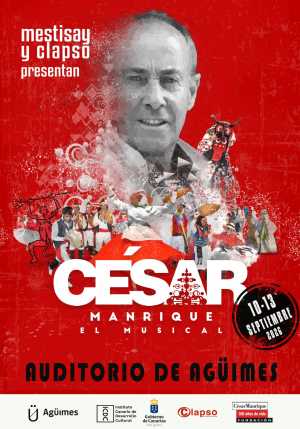 El Auditorio de Agüimes pone a la venta las entradas del espectáculo ‘César Manrique, el musical’