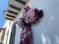 Telde presume de recuperar la tradición del enramado de cruces en el emblemático barrio de San Francisco