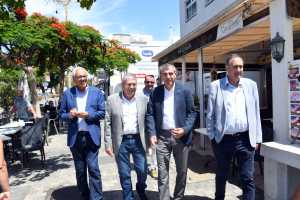 Marco Aurelio Pérez traslada al vicepresidente canario su preocupación por la despoblación de las medianías