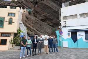 Arranca en la Playa de Sardina el proyecto de estabilización de taludes