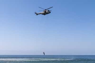 Organismos de seguridad y emergencias  se exhiben en Arguineguín