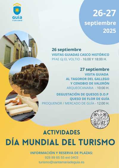 Guía celebra el Día Mundial del Turismo con visitas guiadas y degustación de quesos