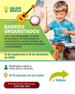 El Ayuntamiento de Gáldar pone en marcha Barrios Orquestados