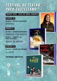 Guía levanta el telón al Festival de Teatro Paco Castellano