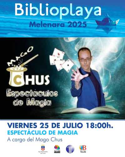 La magia llega este viernes a la Biblioplaya