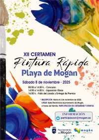 Playa de Mogán se llenará de arte el  8 de noviembre con el XII Certamen  de Pintura Rápida