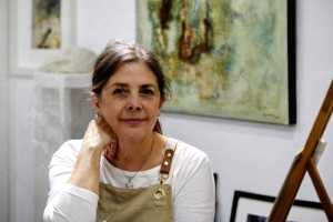 La artista Alicia Lasala exhibe su serie ‘Serenidad en el caos’ en Santa Lucía de Tirajana