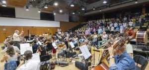 La Orquesta Filarmónica de Gran Canaria ensaya la Misa presidida por el papa León XIV