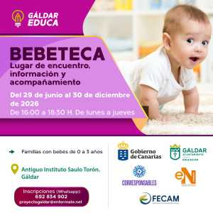 Vuelve ‘La Bebeteca’, un espacio de encuentro, información y acompañamiento para familias con bebés de 0 a 3 años