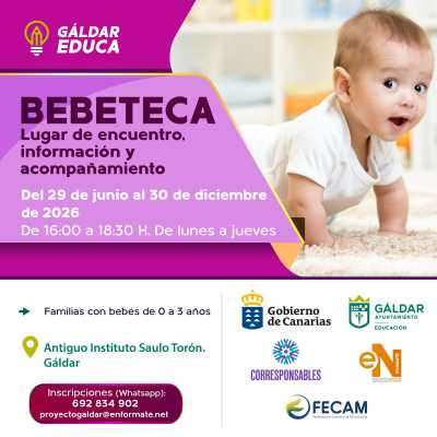 Vuelve ‘La Bebeteca’, un espacio de encuentro, información y acompañamiento para familias con bebés de 0 a 3 años