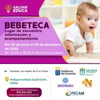 Vuelve ‘La Bebeteca’, un espacio de encuentro, información y acompañamiento para familias con bebés de 0 a 3 años