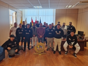 El alcalde de Telde recibe al equipo juvenil del Castro Morales, campeón de la liga del Cabildo