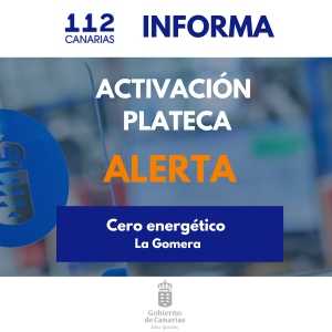 El Gobierno de Canarias activa el PLATECA en situación de alerta por cero energético en La Gomera